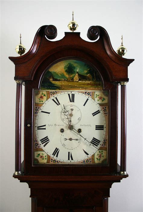 Antiques Atlas 8 Day Mahogany Scottish Grandfather Clock C1790
