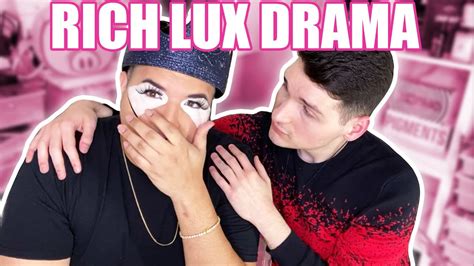rich lux drama 😱 youtube
