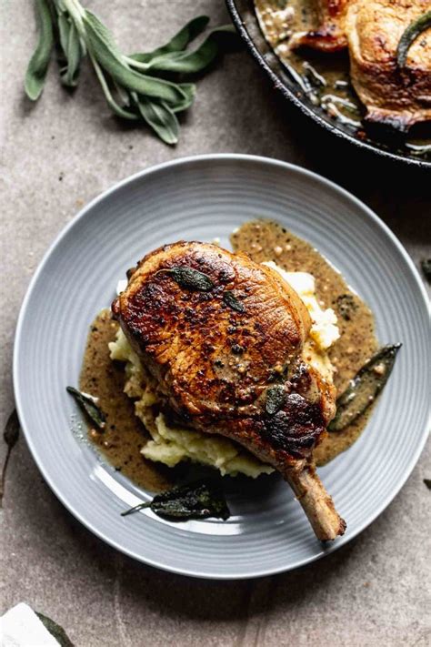 Maybe you would like to learn more about one of these? Pan-Seared Pork Chops with Apple Cider Cream Sauce ...