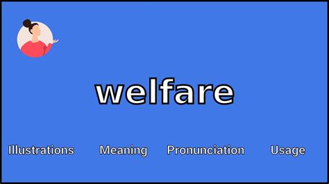Welfare Meaning And Pronunciation Youtube