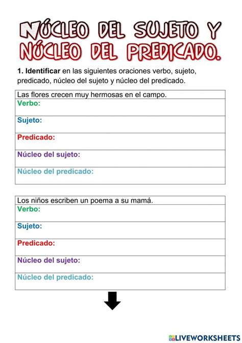 The Spanish Language Worksheet For Students To Learn And Practice Their