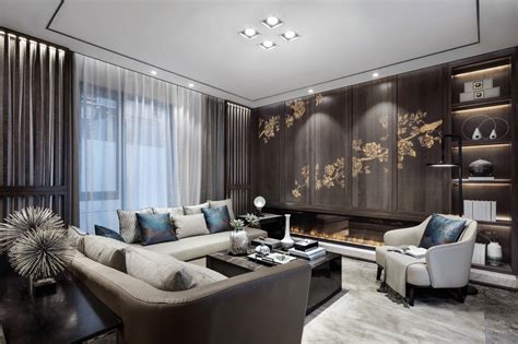 Bishan Green Island Villa Picture Gallery Luxury Living Room Design