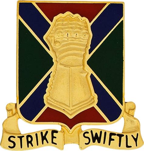 108th Armor Unit Crest Strike Swiftly Clothing