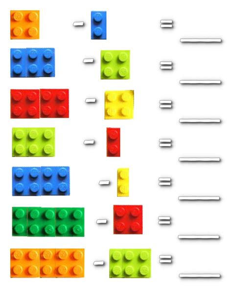 Lego Math Worksheets Lego Math Math Worksheets Math Subtraction
