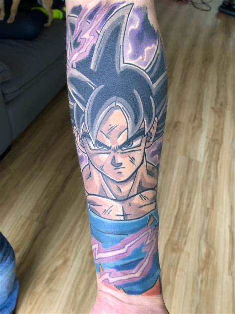 Kaio Shindb Dragon Ball Ultra Instinct Tattoo Best Goku Tattoo