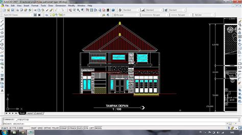 Menggunakan atap pelana dan genteng tanah liat tidak membuat tampilan rumah menjadi kuno, melainkan justru terlihat menarik. Dibaca Dulu Siapa Tau Terkesan: Download Gambar Autocad ...