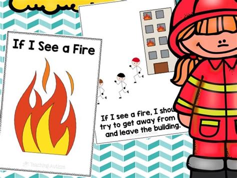 Social Story If I See A Fire Teaching Resources