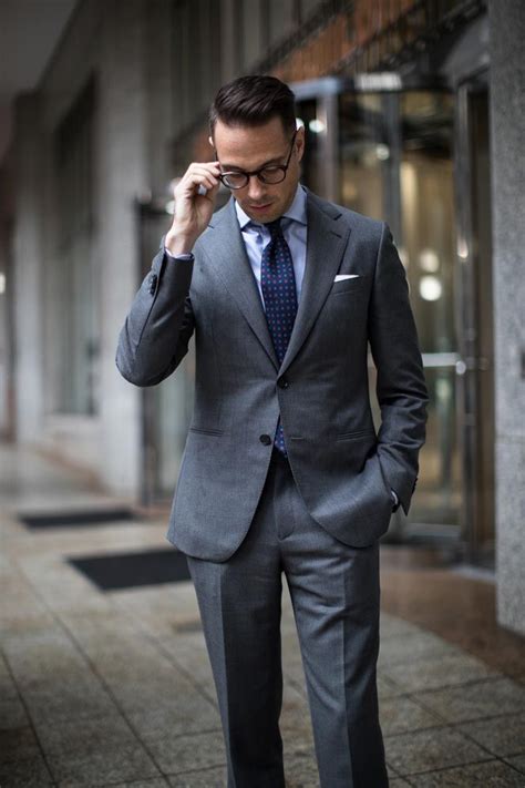 All Business The Classic Charcoal Grey Suit He Spoke Style