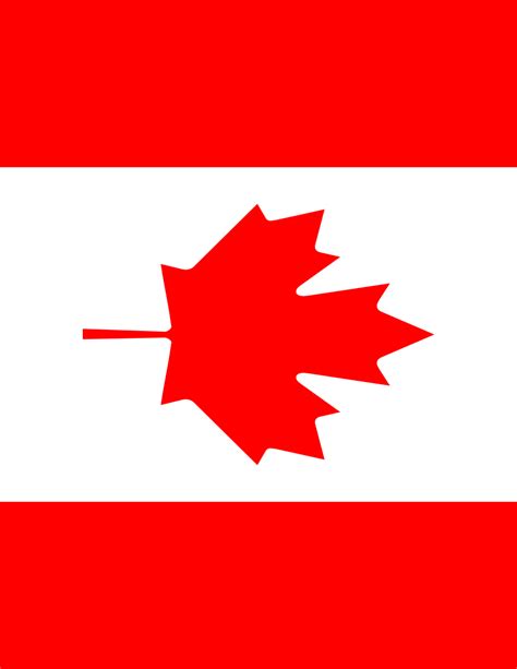 Canada Flag Clipart Clipart Best