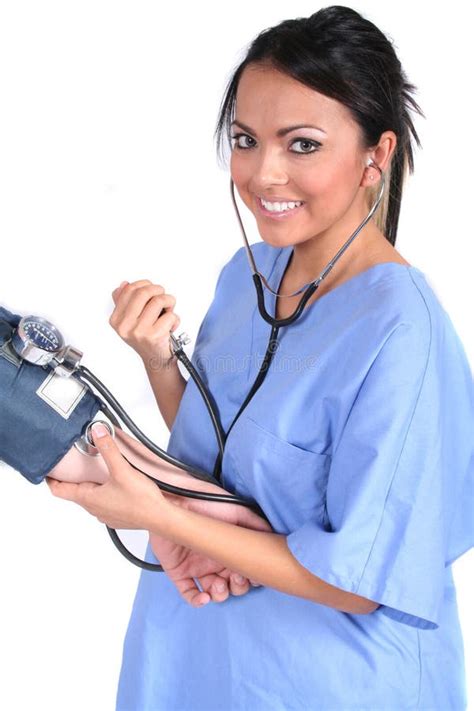 Cute Female Nurse Doctor Medical Worker Stock Photo Image Of Smile