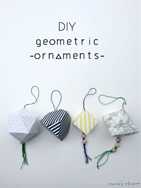 Diy Geometric Ornaments U Create