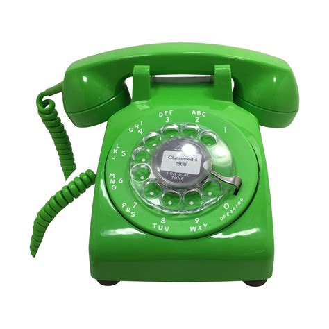 Lime Green Sc Rotary Dial 500 Desk Phone Desk Phone Phone Vintage