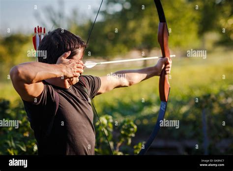 Archer Bow Arrow Stock Photo Alamy
