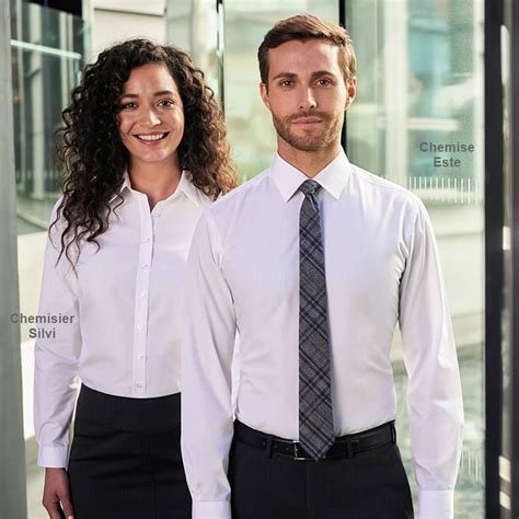 Pour un shopping en ville, une sortie décontractée ou une soirée chic… le chemisier est idéal ! Chemisier Femme, Blanc, Coupe Ajustée, 100% Coton Sans ...