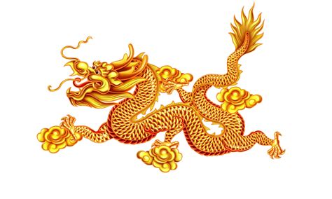 Chinese Dragon Chinese Zodiac Rooster Golden Dragon Png Download