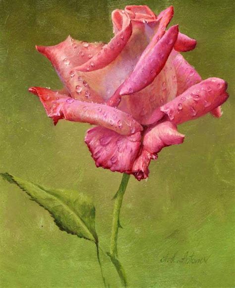 16 Realistic And Most Amazing Rose Paintings For Your Inspiration