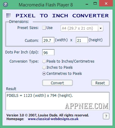 1 pixel (x) = 0.0264583333333334 centimeter cm. px to cm - DriverLayer Search Engine