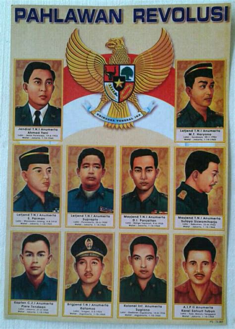 Poster Gambar Pahlawan Coretan