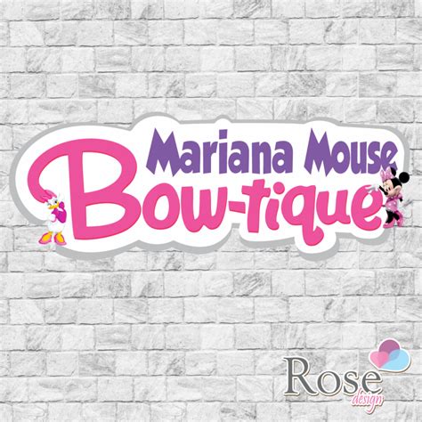 This Minnie S Bowtique Logo Customized Digital File Frame Would Make