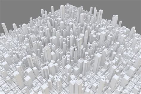 3d Image Render Aerial View Of Cityscape Background 3d Rendering