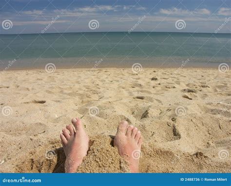 Chilling Out Stock Photo Image Of Healthy Feet Horizon 2488736
