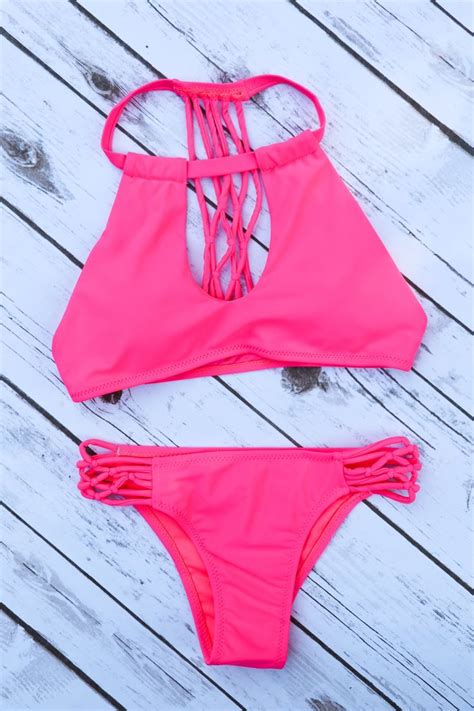 Hot Pink Bikini Hot Pink Bikini Hot Pink Swimsuit Bikinis