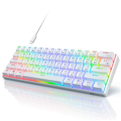 Buy Rk Royal Kludge Rk Wired Mechanical Gaming Keyboard Rgb Backlit Ultra Compact Hot