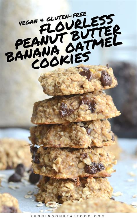 The perfect grab n' go breakfast or snack loaded with healthy add in the coconut sugar, peanut butter, vanilla, cinnamon and salt and mix to combine. Flourless Peanut Butter Banana Oatmeal Cookies | Recipe ...