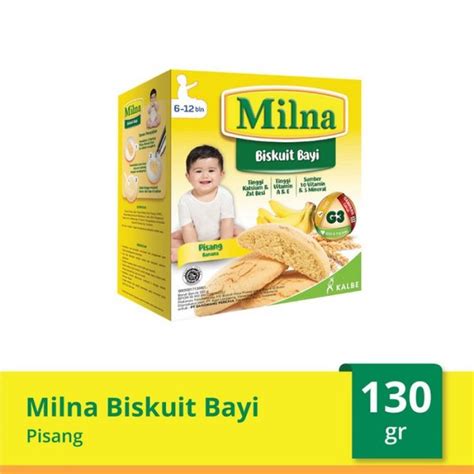Jual Milna Biskuit Bayi 6m Plus Pisang Di Lapak Babyzania Official