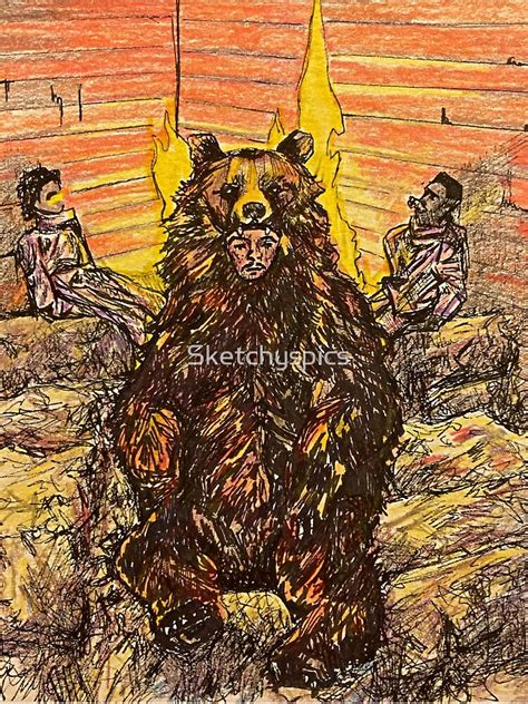 Midsommar Bear Poster For Sale By Sketchyspics Redbubble