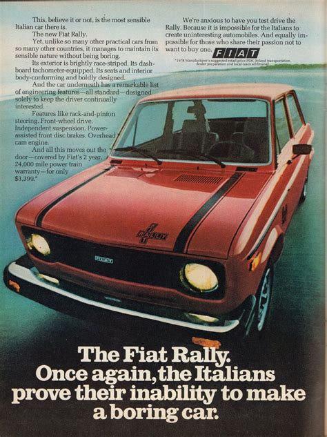 Pin On Vintage Ads Fiat