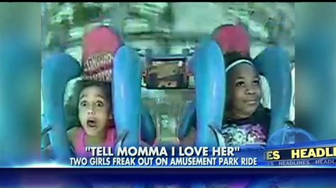 Tell Mama I Love Her Watch Girls Lose Their Minds On Scary Ride Love Her Amusement Park