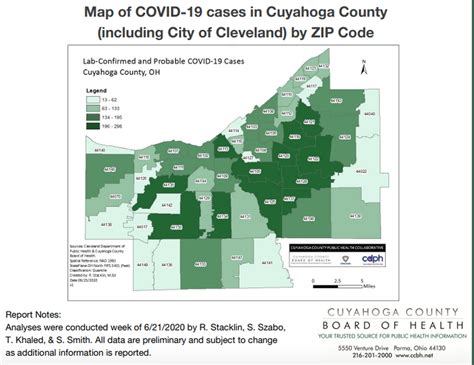 Cuyahoga Countys Coronavirus Cases Jump 480 Since June 19 Second