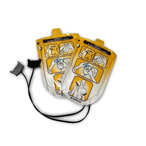 Defibtech Lifeline Adult Electrode Pads Twin Pack Defibwarehouse