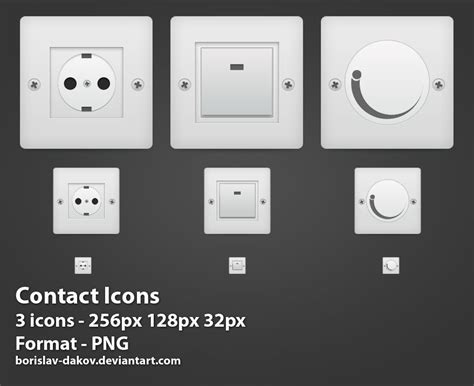Contact Icons By Borislav Dakov On Deviantart