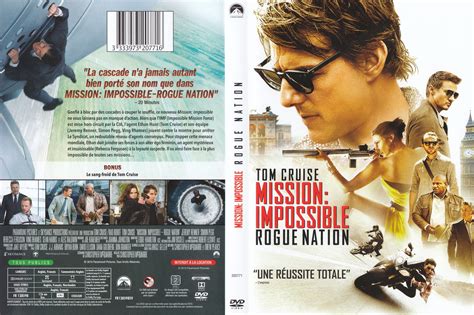 I'm going to call him tom cruise during the rest of this review of mission: Jaquette DVD de Mission : Impossible Rogue Nation - Cinéma ...