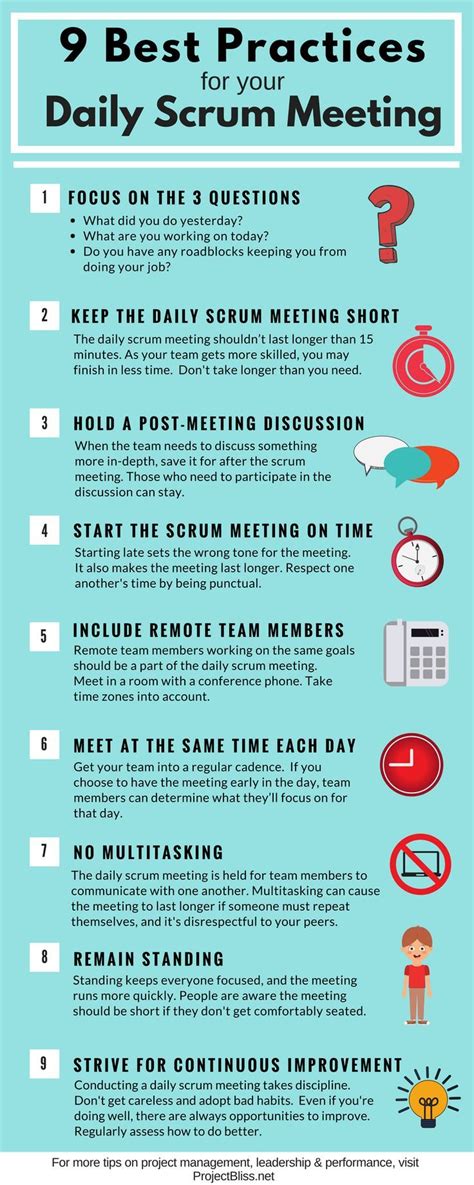 9 Best Practices For Your Daily Scrum Meeting Artofit