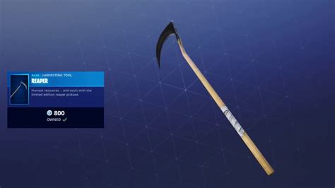 The reaper axe is back in Fortnite gameplay - YouTube