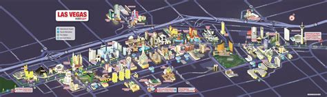 Las Vegas Tourist Map Tourist Map Of Las Vegas Strip United States