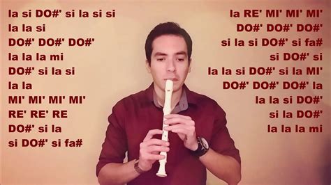 Favorito Camilo En Flauta Dulce Con Notas Y Partitura Recorder