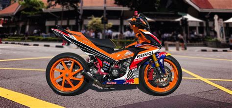 The largest motorcycle dealer that offer shop loan in malaysia. Una Honda GTR 150 logotipada con los colores de Repsol y ...