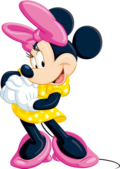 Download Transparent Pink Minnie Mouse Png Minnie Mouse Yellow