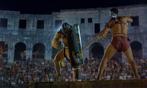 Spectacvla Antiqva Gladiator Fights In The Arena Tourism Office Pula