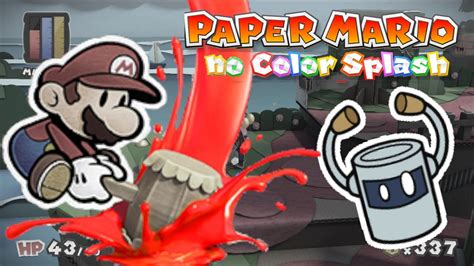 Can You Beat Paper Mario Color Splash Without Paint Youtube