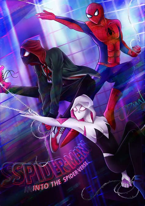 Spider Man Into The Spider Verse Drawing Amino