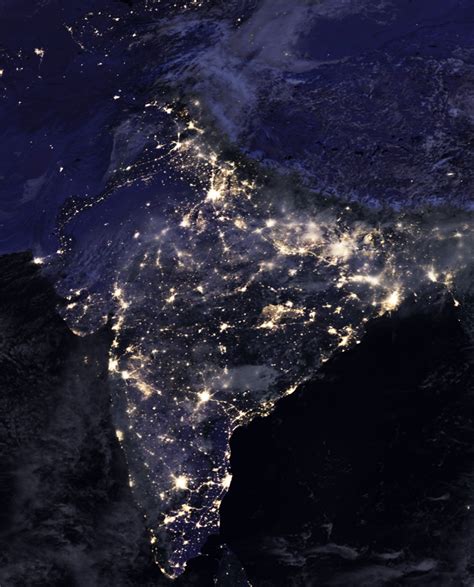 So Nasa Released The Photos Of Earth In Night India Looks Amazing But