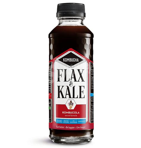 kombucha flaxandkale kombucola 400 ml