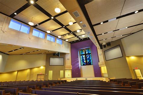 Acoustical Ceiling Panels Deliver An Improved Experience For Church