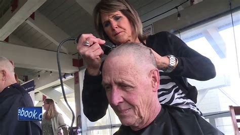 Dozens Shave Heads To Support Cancer Patients Youtube