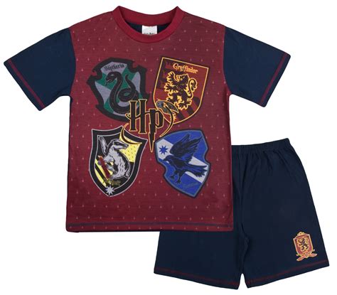Girls Kids Harry Potter Pyjamas Shorts Nightwear Pjs Hogwarts